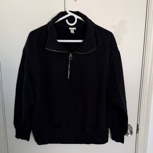 a new day Black Zip Sweatshirt